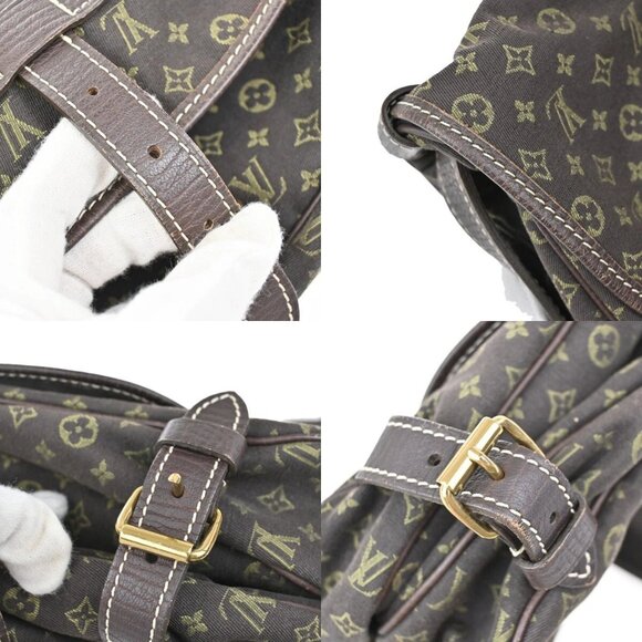 LOUIS VUITTON Saumur 30 Shoulder Bag Monogram Mini Lin Canvas BN M95227 73FB911 - Picture 16 of 16